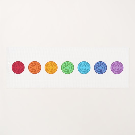 Yoga Mat - Happy Little Lotus (Voorkant (horizontaal))