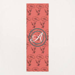 YOGA MAT HAPPY SEED FLOWER MET MONOGRAM