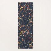 YOGA MAT HAPPY SEED FLOWER MET MONOGRAM (Achterkant)