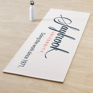 Yoga Mat - Het werk doen met Oranje rug