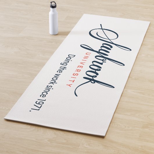 Yoga Mat - Het werk doen met Oranje rug (In situ)