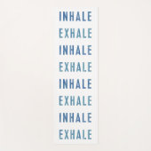 Yoga Mat, inhale, exhale, ademhalen, quote Yogamat (Voorkant)