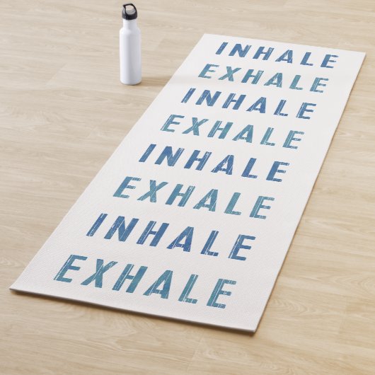 Yoga Mat, inhale, exhale, ademhalen, quote Yogamat (In situ)