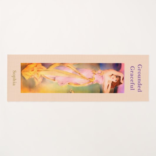Yoga Mat | Inspirational Tranquil Goddess  (Voorkant (horizontaal))
