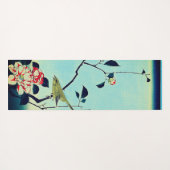 YOGA MAT JAPANESE CLOUDS BUTTERFLIES DIY INITIAAL (Achterkant (horizontaal))