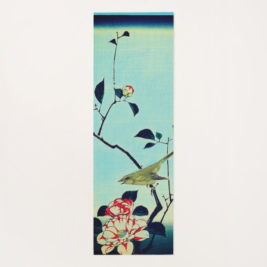 YOGA MAT JAPANESE CLOUDS BUTTERFLIES DIY INITIAAL (Achterkant)