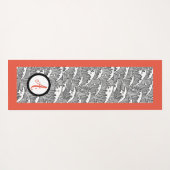 Yoga Mat JAPANESE WAVE PATROON MET VIS (Achterkant (horizontaal))