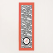 Yoga Mat JAPANESE WAVE PATROON MET VIS (Achterkant)