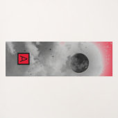 YOGA MAT KANJI HOPE FAITH LOVE CUSTOM INITIAAL (Achterkant (horizontaal))