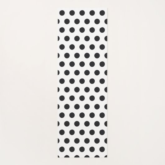 Yoga Mat Lazy Cat Polka Dots (Achterkant)