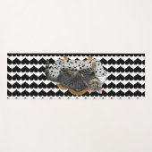 Yoga Mat Lazy Cat w/Hearts (Voorkant (horizontaal))