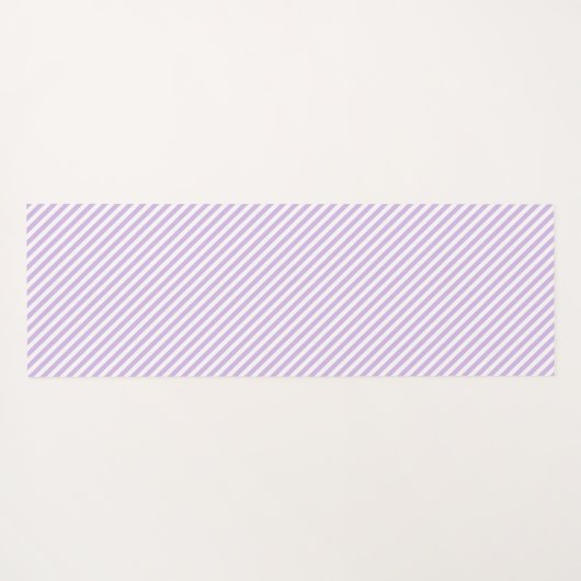 Yoga Mat - Lilac Stripe Patterns (Achterkant (horizontaal))