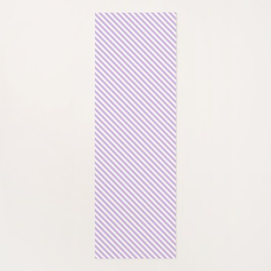 Yoga Mat - Lilac Stripe Patterns (Achterkant)
