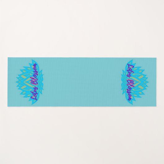 Yoga Mat Lotus Blossom (Voorkant (horizontaal))