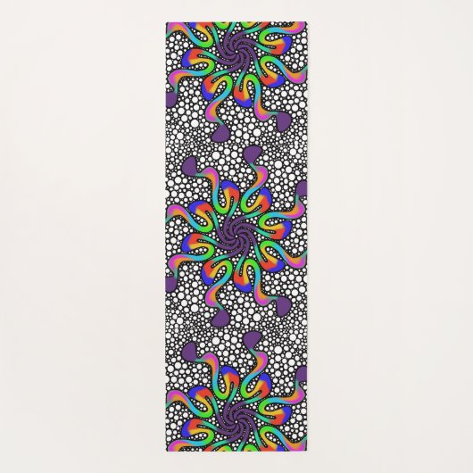 Yoga mat mandala kunst oefening pad (Achterkant)