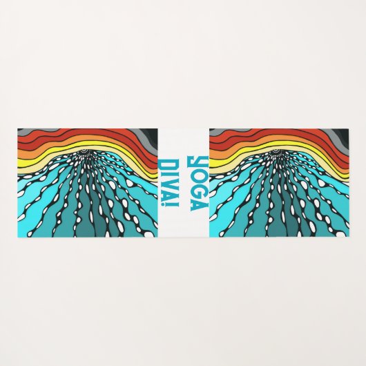 Yoga mat meditatiepad spirituele praktijk (Achterkant (horizontaal))