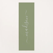 Yoga Mat met Aangepaste Naam (Voorkant)