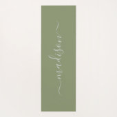 Yoga Mat met Aangepaste Naam (Achterkant)