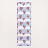 Yoga mat met hart patroon ontwerp (Achterkant)