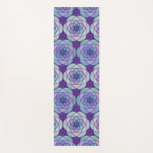 Yoga Mat met juweelgetinte mandala