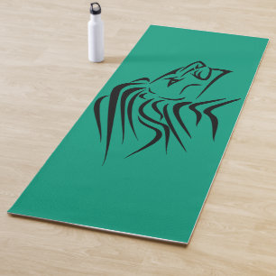 Yoga Mat met lopende leeuw - Aangepaste kleuren