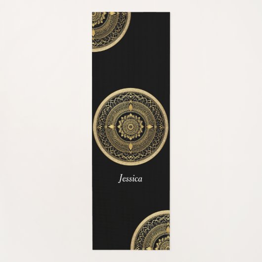 Yoga Mat met Mandala kunst (Voorkant)