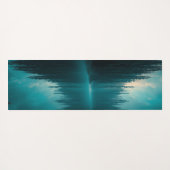 Yoga Mat Met Misty Lake (Achterkant (horizontaal))