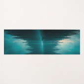 Yoga Mat Met Misty Lake (Voorkant (horizontaal))