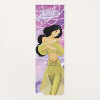 Yoga Mat met oosterse dansen meisje