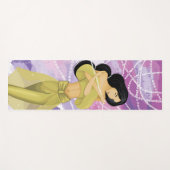 Yoga Mat met oosterse dansen meisje (Voorkant (horizontaal))