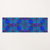 Yoga mat met rijke juweel-getinte mandala (Voorkant (horizontaal))