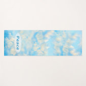 Yoga Mat met Vreedzame Wolken (Voorkant (horizontaal))