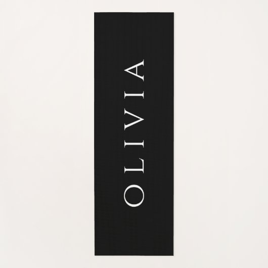 Yoga Mat, minimalistisch Yogamat (Voorkant)