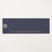 Yoga Mat - Monogram Lila aanpassen (Achterkant (horizontaal))