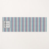 Yoga Mat - Monogrammed Chevron Zigzag (Voorkant (horizontaal))