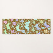 Yoga, mat, patroon, kleurrijk, sport, spel, goud, yogamat (Achterkant (horizontaal))