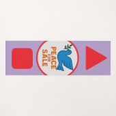 Yoga Mat , Peace theme designed yoga mat (Voorkant (horizontaal))