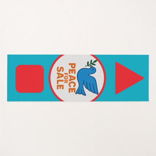 Yoga Mat , Peace theme designed yoga mat (Voorkant (horizontaal))