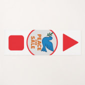 Yoga Mat , Peace theme designed yoga mat (Voorkant (horizontaal))