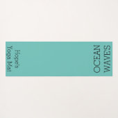 Yoga Mat personaliseren - Ocean Wave's (Achterkant (horizontaal))