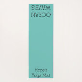 Yoga Mat personaliseren - Ocean Wave's (Achterkant)