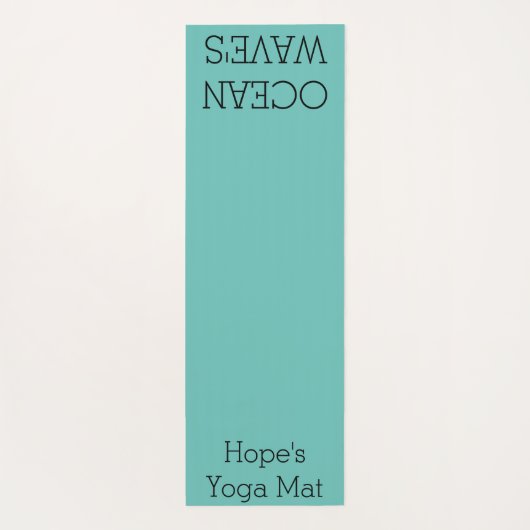 Yoga Mat personaliseren - Ocean Wave's (Achterkant)