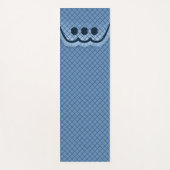 Yoga Mat Pillow Top Blue (Voorkant)