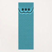 Yoga Mat Pillow Top Cyan (Voorkant)