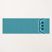 Yoga Mat Pillow Top Cyan (Voorkant (horizontaal))