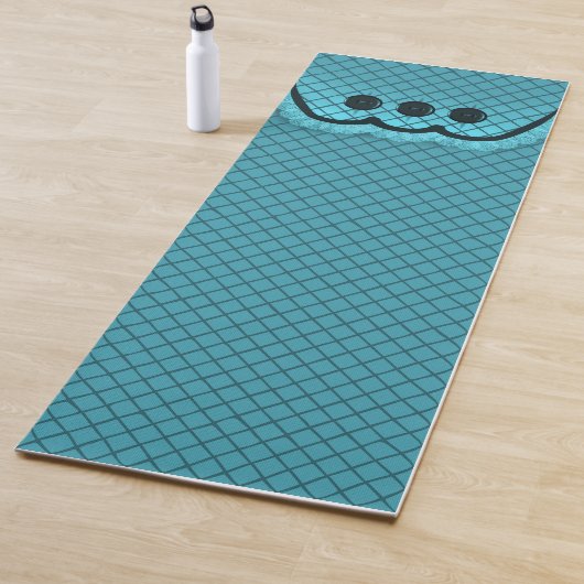 Yoga Mat Pillow Top Cyan (In situ)