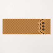 Yoga Mat Pillow Top Design Caramel (Voorkant (horizontaal))