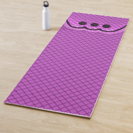 Yoga Mat Pillow Top Design Hot Pink