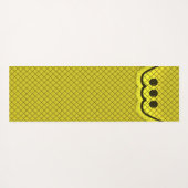 Yoga Mat Pillow Top Design Yellow (Achterkant (horizontaal))