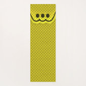 Yoga Mat Pillow Top Design Yellow (Achterkant)